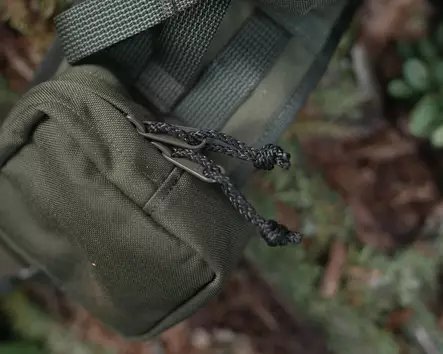 Savotta Zipped GP Pouch 2x2 Vihreä - Extra fickor för ryggsäckar - 6419134201650 - 2