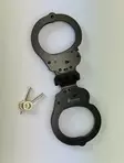 Hinged Handcuffs Black 5233 Alcyon - Other Products - 084140 - 3