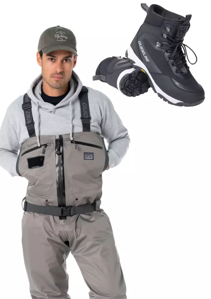 Guideline Driva Zip Waders and Guideline HD Vibram Wading Boots - Wading Package - Waders + Boot Offer Packages - DrivMHD10 - 1