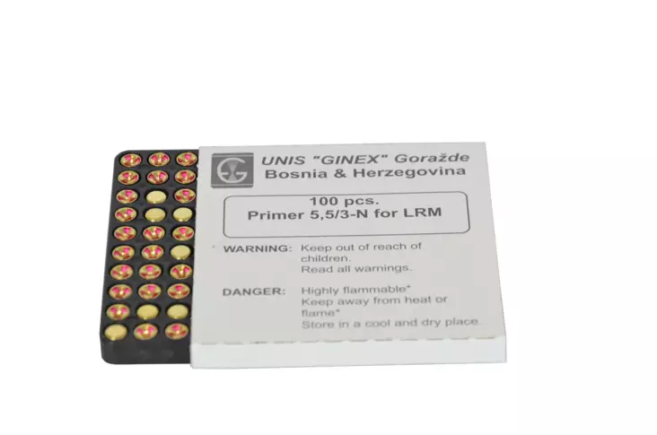 Ginex LRM Large Magnum Rifle Cartridge 100/box - Dolls - ginexlrm100 - 1