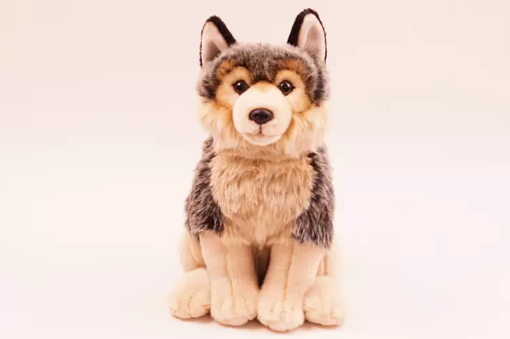 Gosedjuret Varg sittande 30cm - Gosedjur - 6430018778020 - 1