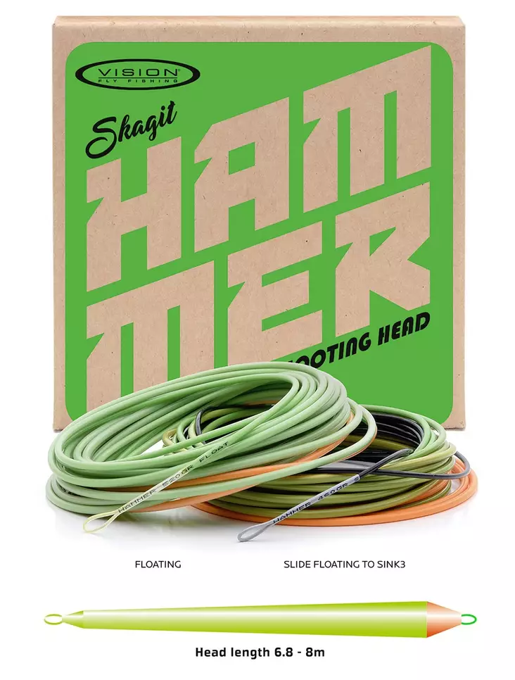 Vision Hammer Skagit lina (float) - Fluglinor för tvåhandsspön - 6417512834490 - 1