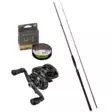 Westin W4 200 baitcasting reel + Westin W2 Powercast-T baitcasting rod set - Fishing Rod Sets - 57075494912561 - 1