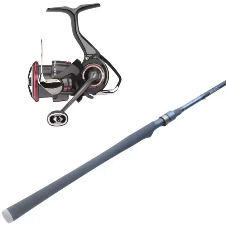 AAVA Sea + Daiwa Fuego LT 23 sea trout open reel set - Fishing Rod Sets - 64175128448021 - 1