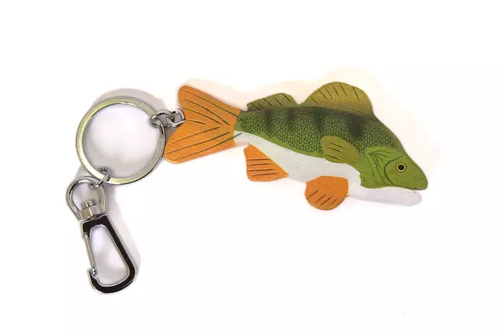 Nyckelring i trä fisk - Gosedjur - 6430018771311 - 2