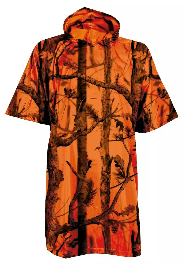 Percussion Poncho regnponcho, orange - Regnkläder - 3660529077401 - 1