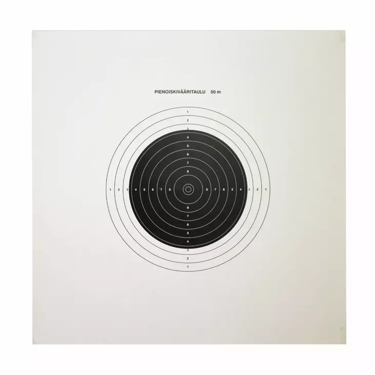 50m Pistol Shooting Target 20x20cm - Shooting Targets - 6419796017781 - 1