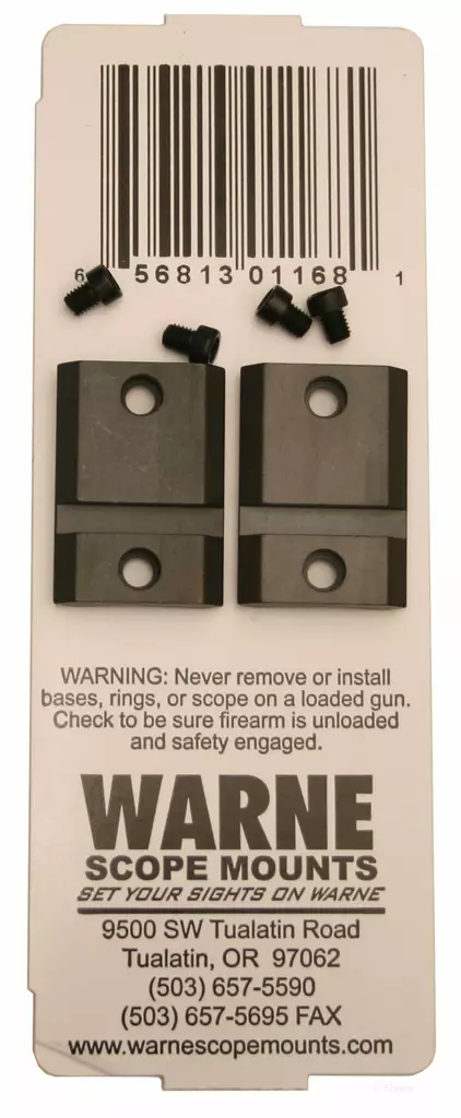 Warne Weaver Mounting Bases - Rails - 656813011681 - 1
