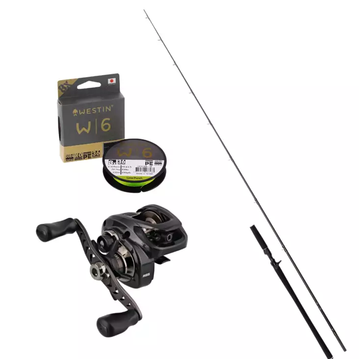 Westin W4 300 rulle + Westin W2 Monsterstick rullspöset - Spöset - 57075494912631 - 1