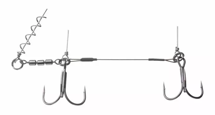 Daiwa Prorex Screw-In 7x7 Assist Stinger - Treble Hooks and Rigs - 4066466060442 - 1
