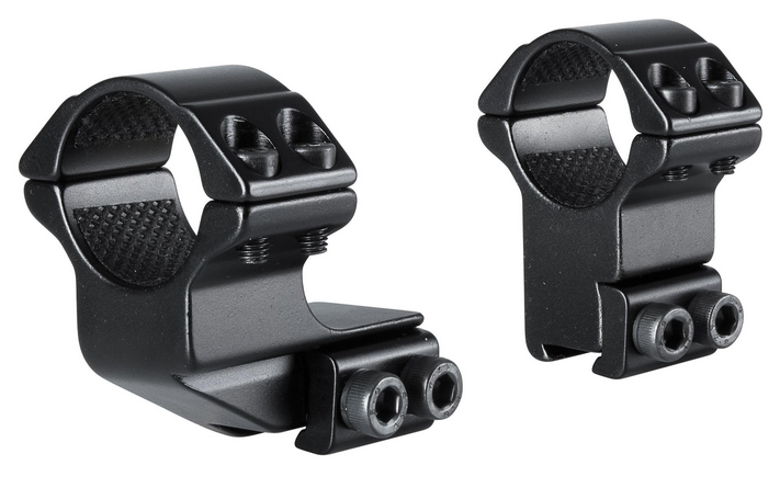 Hawke Ring 1" High Extension 2-delad, för 11mm skena - 11 mm - 5054492221202 - 1