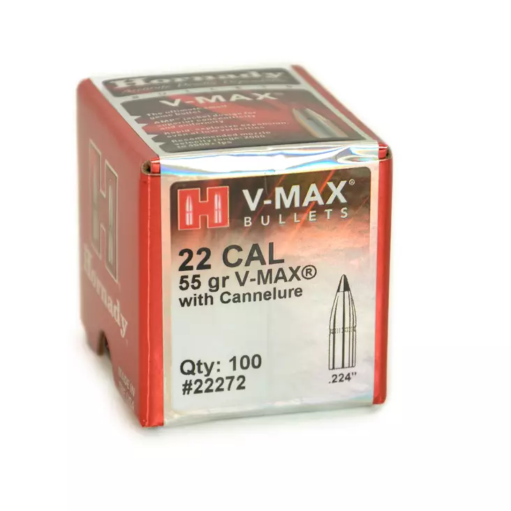 Hornady .224 V-Max 55gr Bullet - Bullets in Other Calibers - 090255222722 - 2