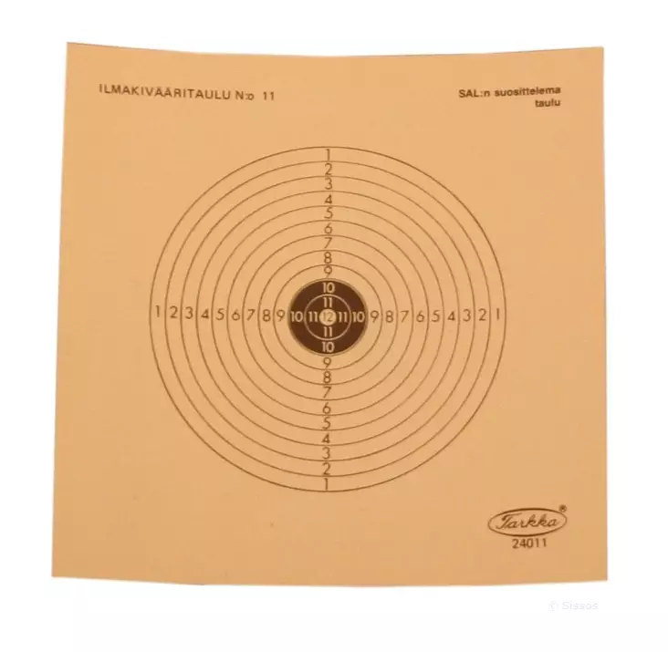 Luftpistolmål 11, 100 st förpackning - Luftfjädrade tavlor - 6410362401102 - 1