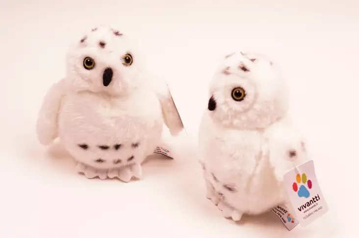 Plushdjur Snöuggla 14cm - Gosedjur - 6430018777252 - 1