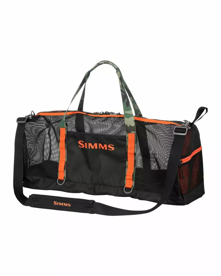 Simms Challenger Mesh Duffel Bag 60L - Fly Fishing Vests and Bags - 694264549612 - 1