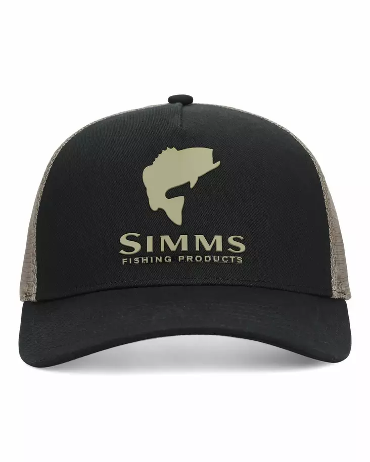 Simms Double Haul Trucker Cap - Stone Black - Hats and Caps - 694264673942 - 1