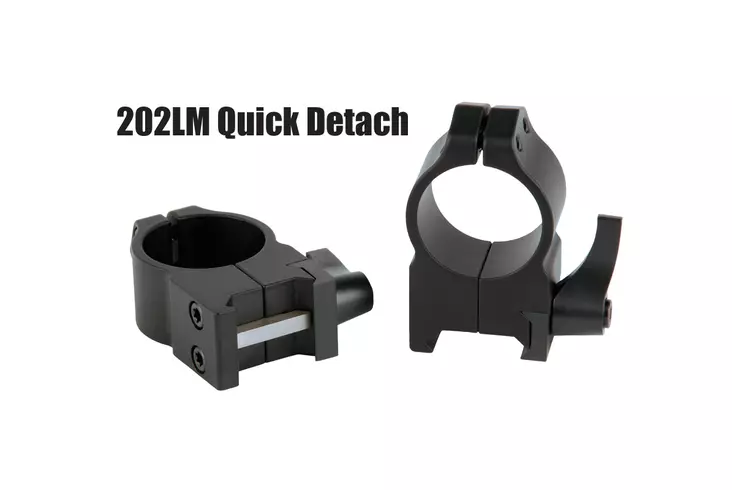 Warne Maxima 1" Rings High QM - Weaver / Picatinny - 656813000302 - 1