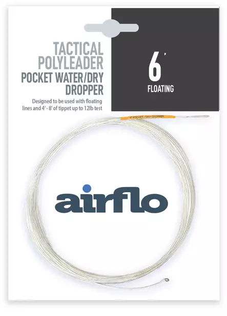 Airflo Tactical Polyleader 6' Pocket Water - Fly Lines for Two-Handed Rods - 614910109823 - 1