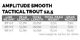 Scientific Anglers Amplitude Smooth Trout Strategic 12.5 Fly Line - Single-Handed Rod Fly Lines - 840309145633 - 3