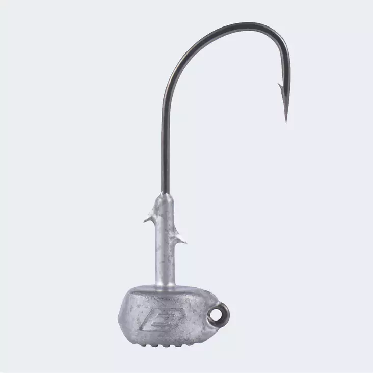 BKK Draggin' Ned Jig Head Color: Lead - Jigheads and Hooks - 6939067052193 - 1