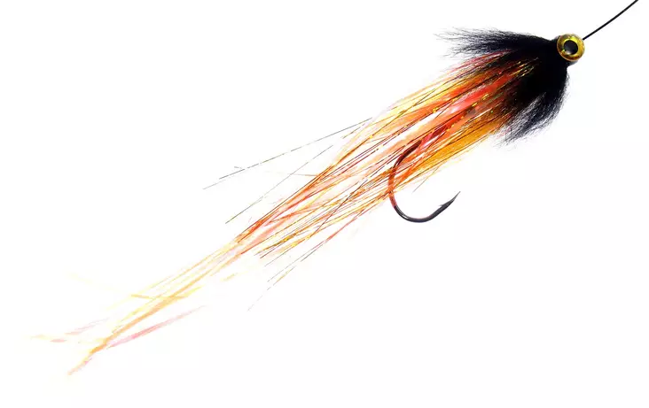 Eumer Pike Tube Fly Orange/Yellow - Fly Fishing Flies - 6430021458803 - 1