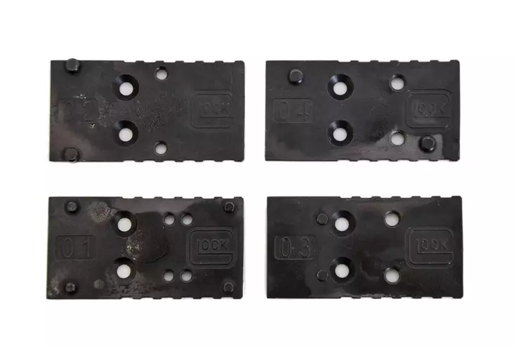 Glock MOS Mounting Plate Set for Red Dot Sight - Other Scope Mounts - 764503911583 - 1
