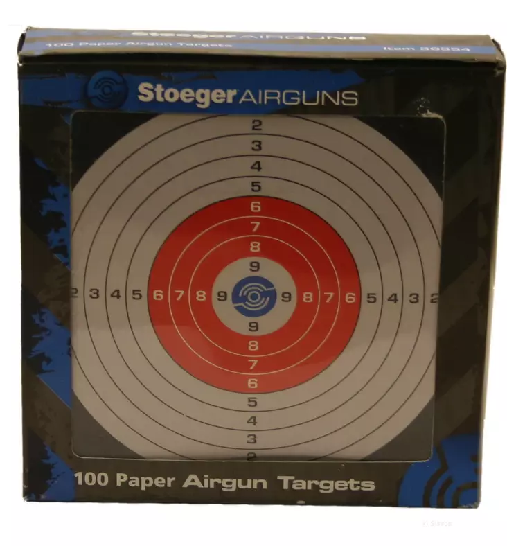 Stoeger luftgevärsmålning 14x14cm - Luftfjädrade tavlor - 037084303543 - 1