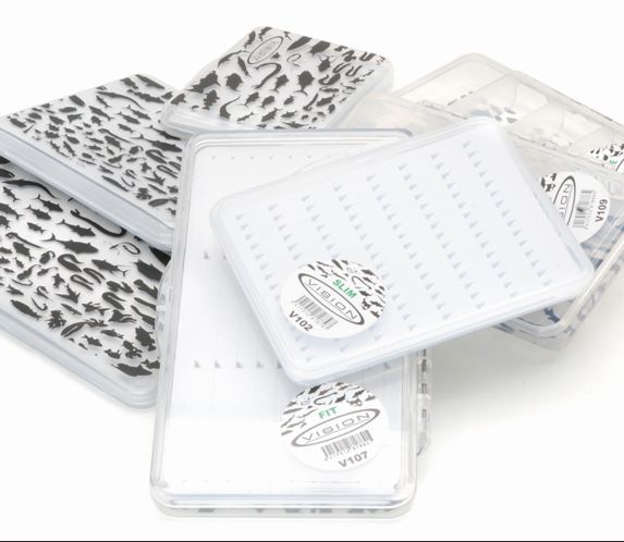 Vision Slim Fly Box (Various Sizes) - Fly Boxes - 6417512818803 - 1