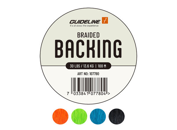 Guideline Flätad Backing 30lbs 100m för rullebete - Bottenlinor - 7033841077804 - 1
