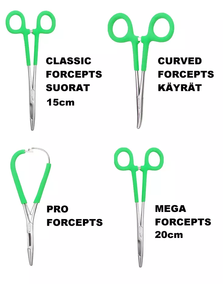 Vision Stainless Steel Forceps (Various Models) - Other Fly Fishing Products - 6417512820974 - 1