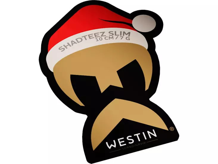 Westin ShadTeez Slim 10cm R'N R Christmas Edition 2025 - Popper and Other Surface Lures - 5707549527924 - 1