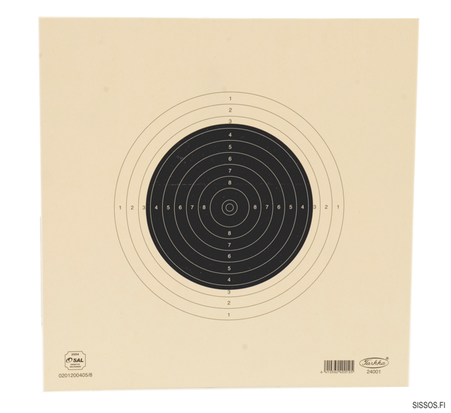 Shooting Target 25x25cm, 100pcs - Shooting Targets - 6410362400105 - 1