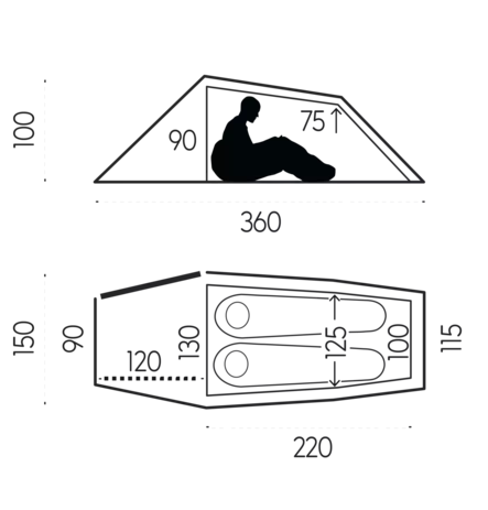 Fjällräven Abisko Lite 2 - Tents and Accessories - 7323450206956 - 2
