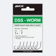 BKK DSS-WORM Dropshotkrok - Jiggskallar och krok - 6974190006316 - 1