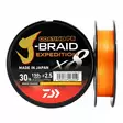 Daiwa J-Braid Expedition x8E 150m Smash Orange flätlina - Multifilament - 043178182666 - 1