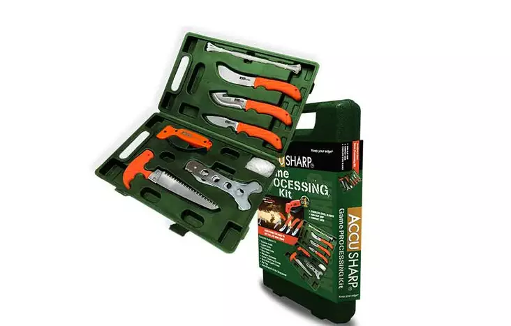 AccuSharp Hunter's Processing Kit - Meat Processing Knives - 015896007286 - 1