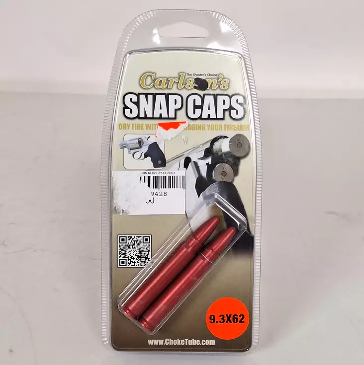 Carlson's Snap Caps 9.3x62 2 pcs - Click Cartridges - 723189999926 - 1