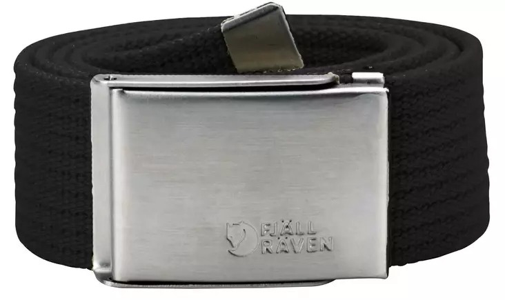 Fjällräven Belt, Canvas Belt - Black - Belts and Suspenders - 7392158473656 - 2