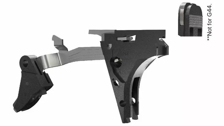 Glock Prestandautlösare Gen 4/5 9x19 - Övriga vapenaccessoarer - 769503540436 - 1