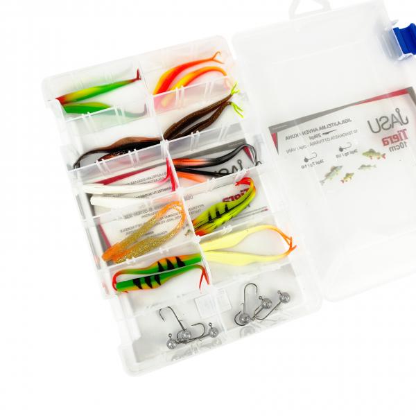 Jasu Tiera 10cm Jig Set 20pcs + Jig Heads - Jigs - 6430075932236 - 1