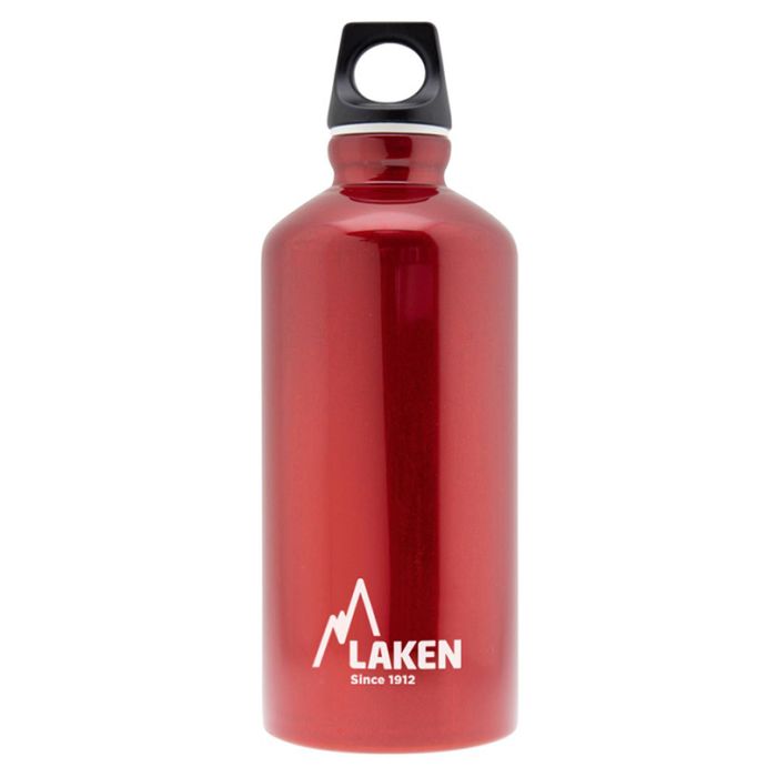 Laken Futura aluminiumdrickflaska 0,6L, röd - Friluftsmåltider - 8412544007216 - 1