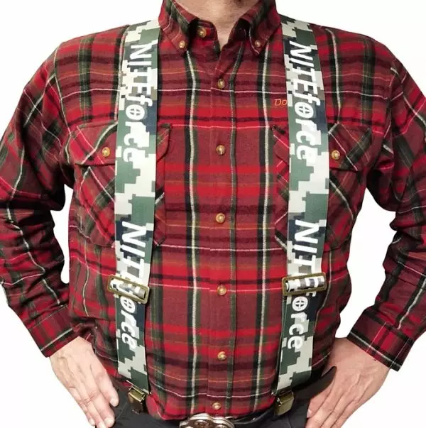 NITEforce Green Camo Suspenders - Belts and Suspenders - 6430061582186 - 1