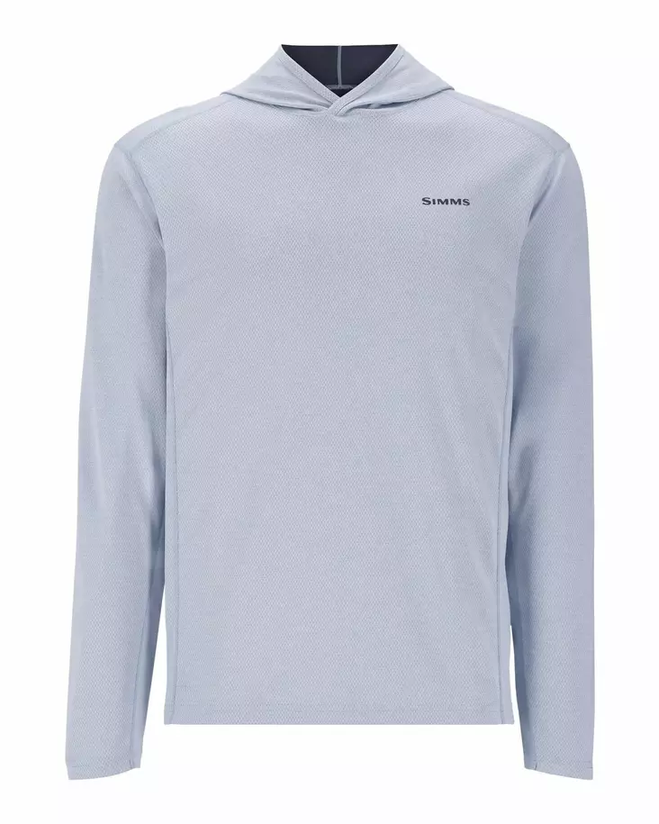 Simms BugStopper Hoody in Steel Blue Heather - Insect-Repellent Clothing - 694264649046 - 1