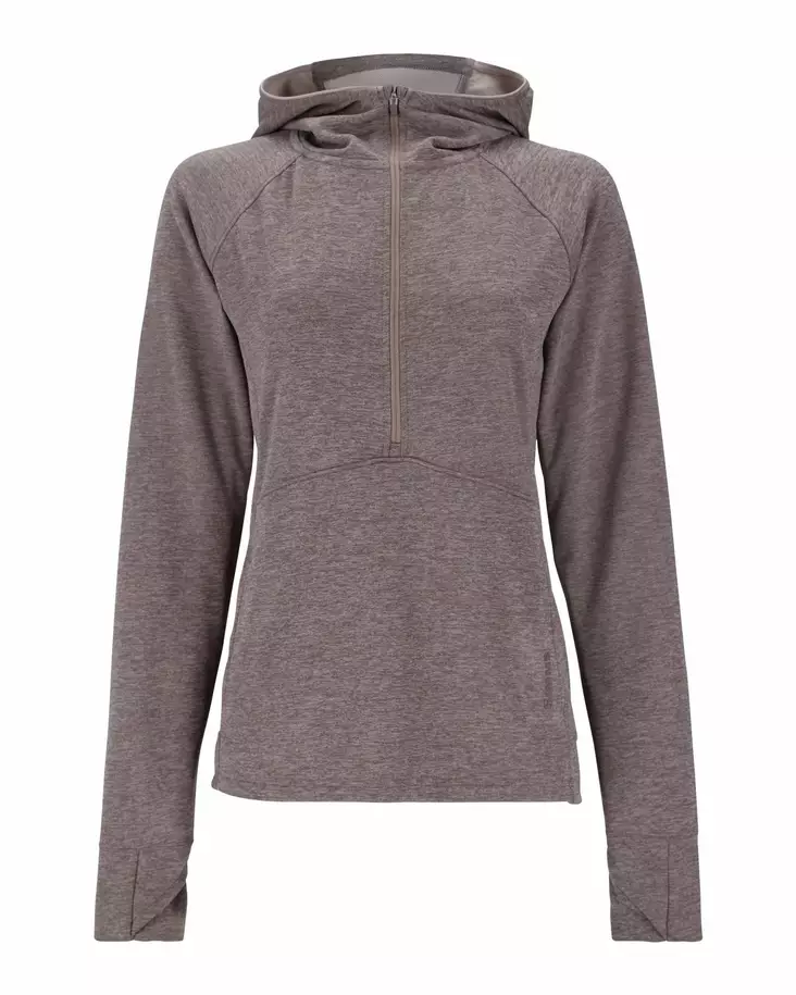 Simms Women's BugStopper Hoody Heron Heather - Insect-Repellent Clothing - 694264679586 - 1