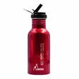 Laken Basic Flow Cap Aluminum Water Bottle 0.6L, Red - Outdoor Dining - 8412544058577 - 1