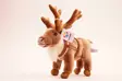 Pehmoeläin Poro valjailla 22cm - Gosedjur - 6430018778747 - 1