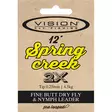 Vision Spring Creek 12ft/3.6m Tapered Leader - Tapered Leaders - 6417512800747 - 1
