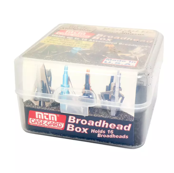 MTM BH-16 Broadhead Box pilhuvudsförvaring - Övriga vapen- och jägartillbehör - 026057851167 - 1
