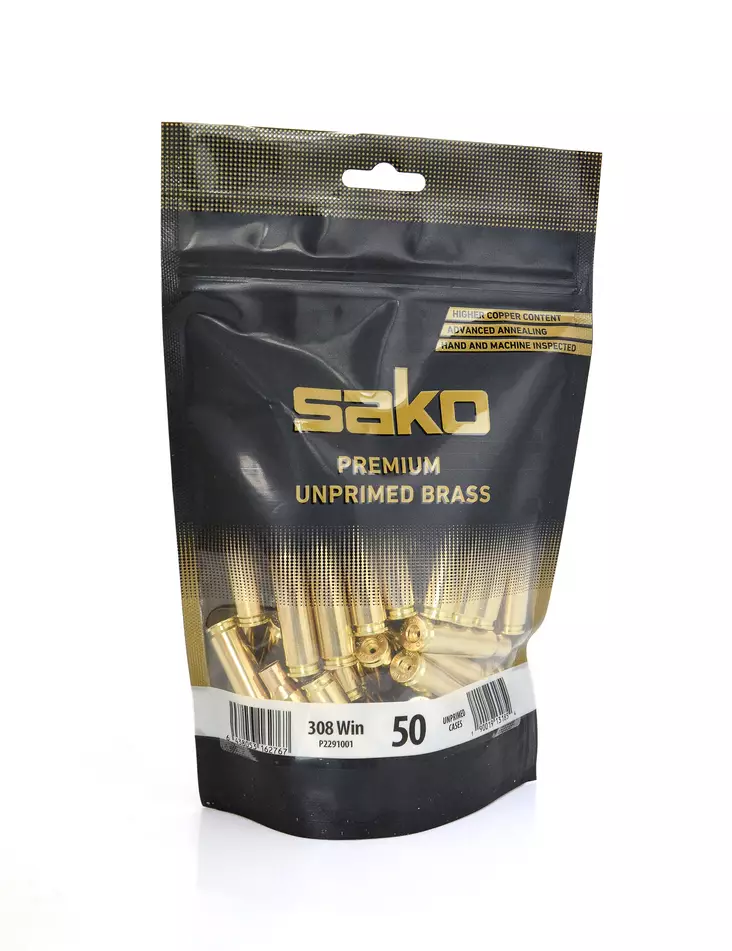 Sako hylsa 308 Win 50/ask - .30 kaliberkulor - 6438053162767 - 1