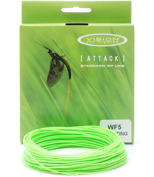 Vision Attack WF flugfiskelinje (flytande) - Fluglinor för enhandsspön - 043372647237 - 1